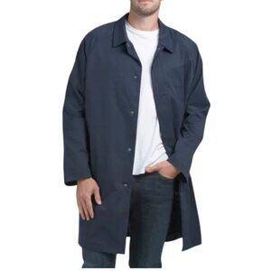 RHONE True Navy Aux Mac Water Resistent Coat